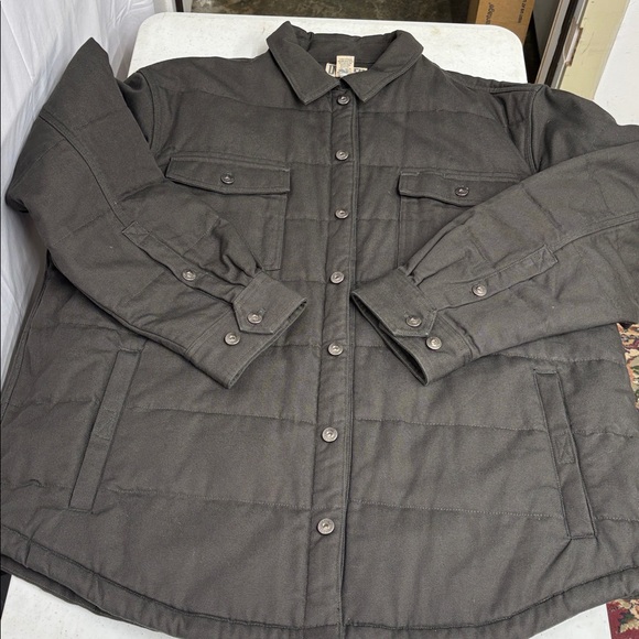 Duluth Superior Fire Hose Quilted Button Front Shirt Jacket sz 2X - Picture 8 of 11